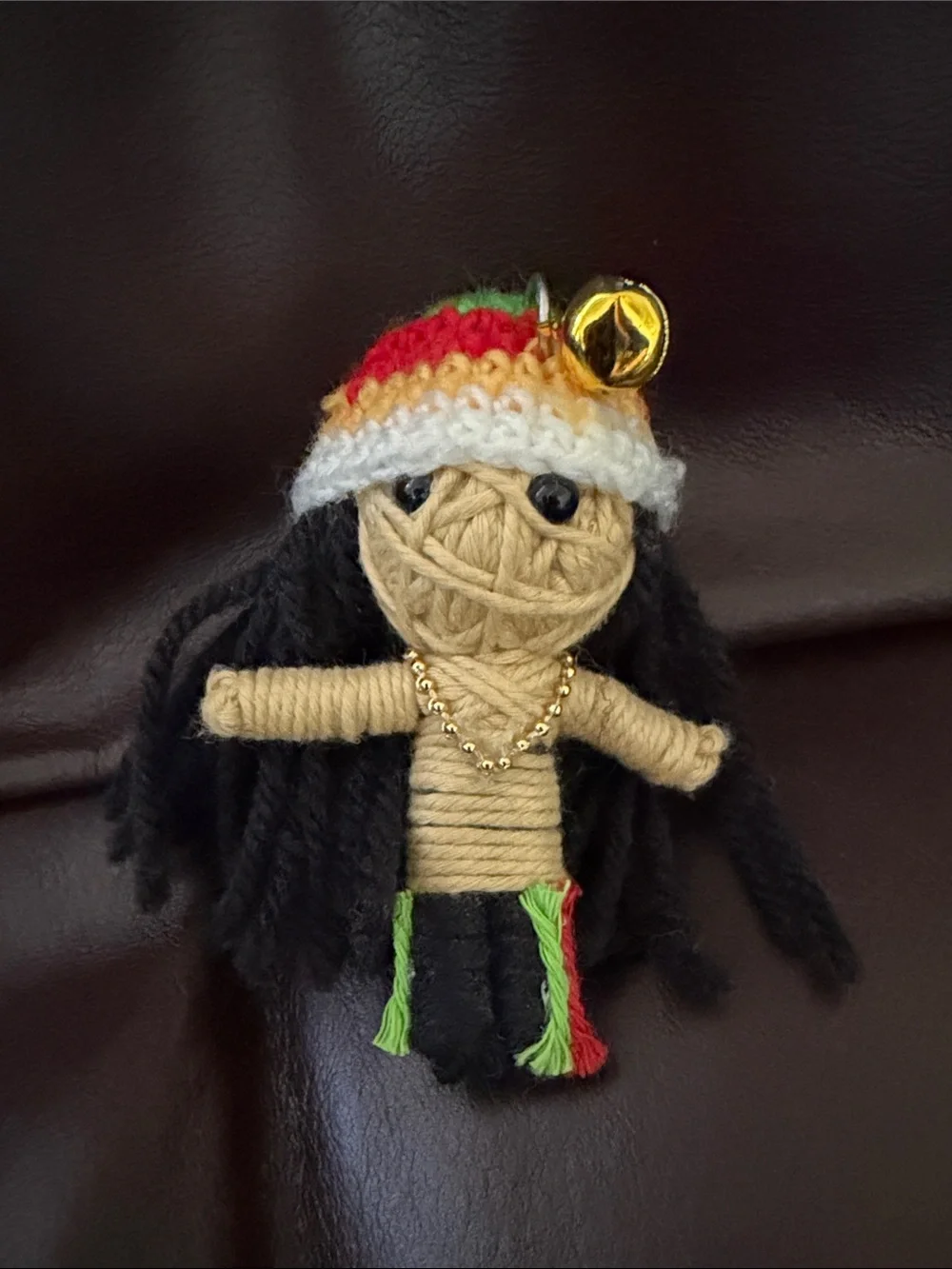 Bob Marley String Art Keychain